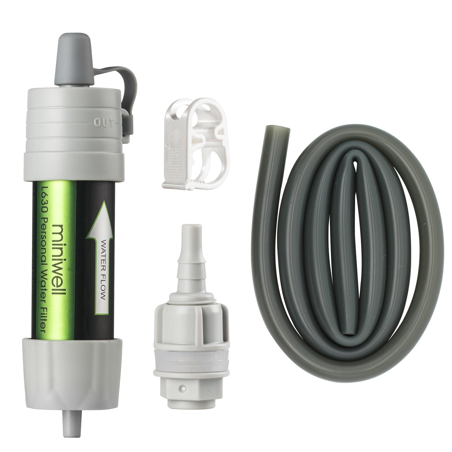 miniwell L630 portable Water Filter equipment for military survival kits.